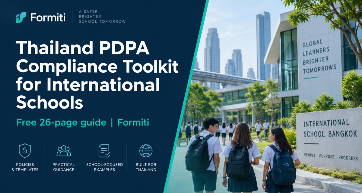 Thailand PDPA Compliance Toolkit for International Schools