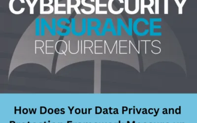 Unlocking Cyber Insurance Benefits: Data Privacy and Cybersecurity Assurance Frameworks