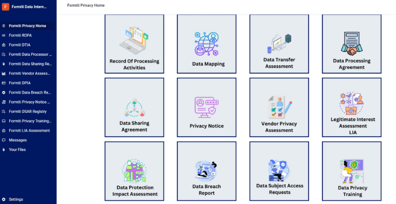 FREE Global data Privacy management Platform Formiti